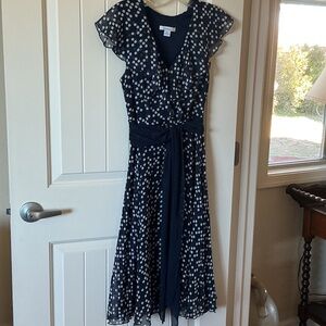 dressbarn polka dot garden party dress